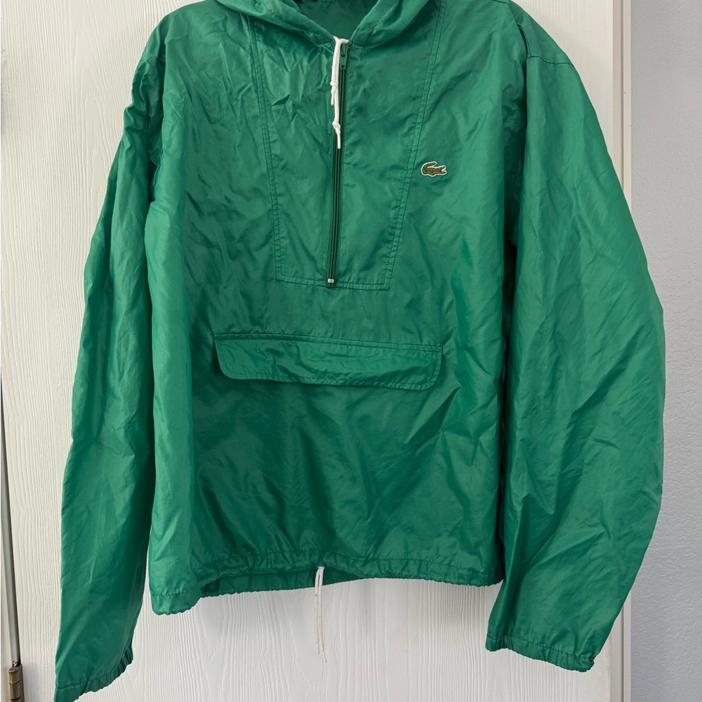 Lacoste Green Windbreaker Jacket